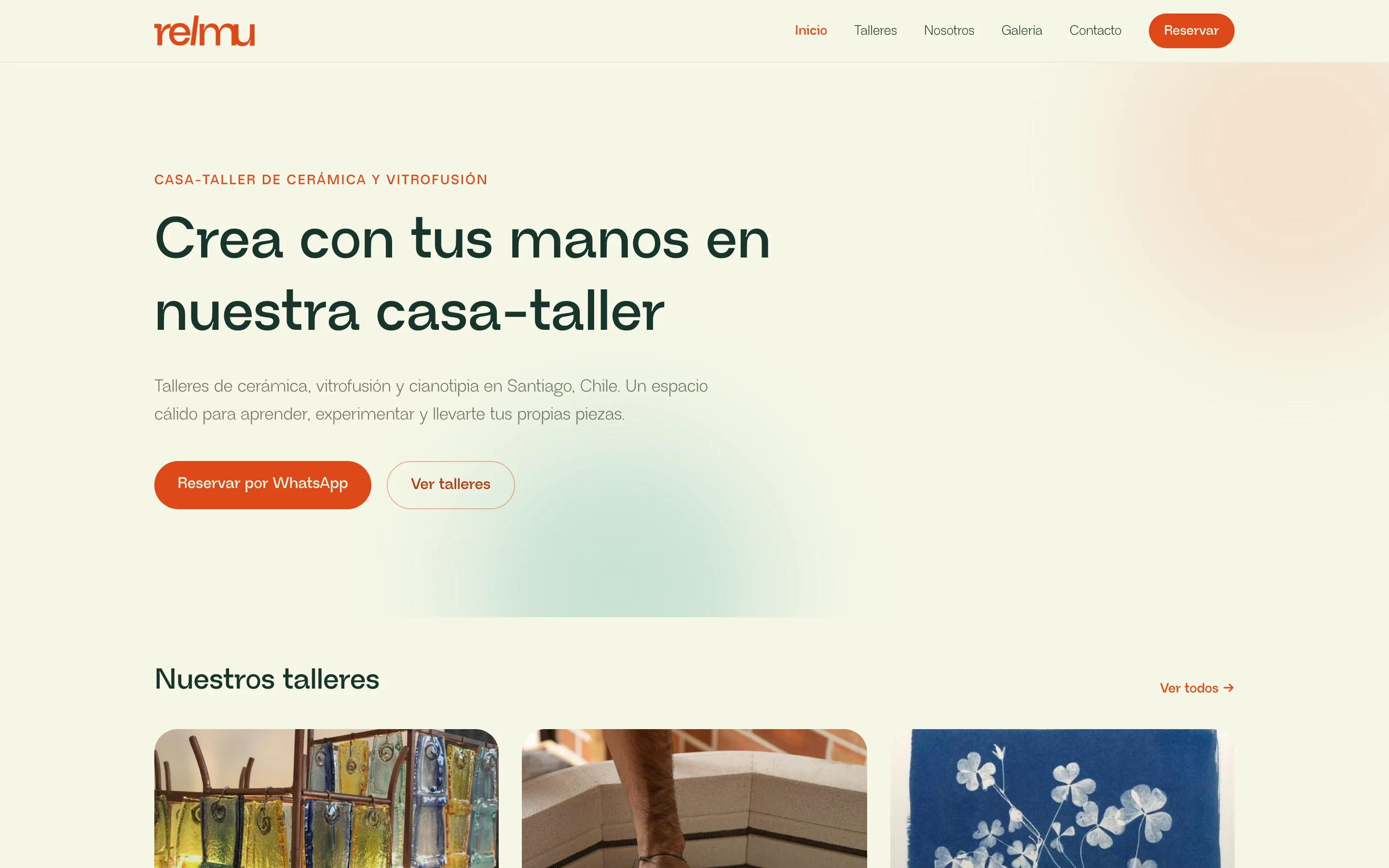 Portada del sitio de Relmu