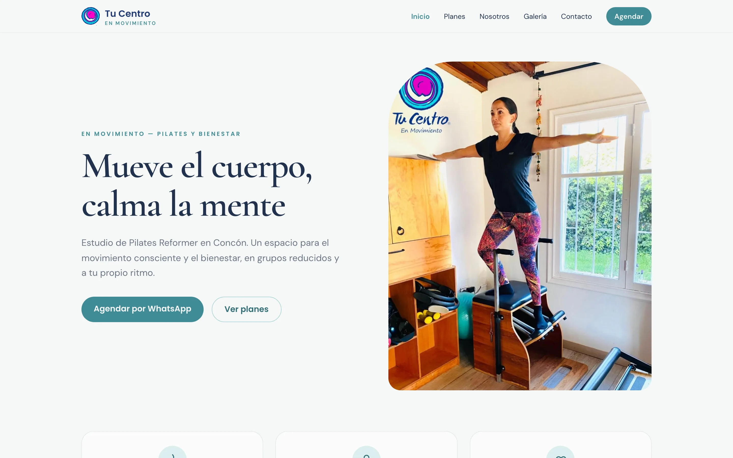 Portada del sitio de Tu Centro